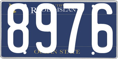 RI license plate 8976