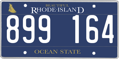 RI license plate 899164