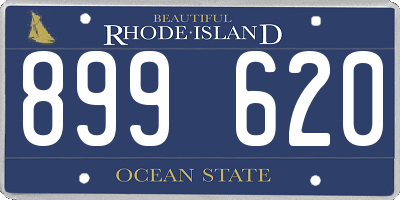 RI license plate 899620