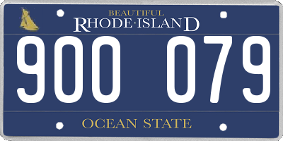 RI license plate 900079