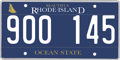 RI license plate 900145