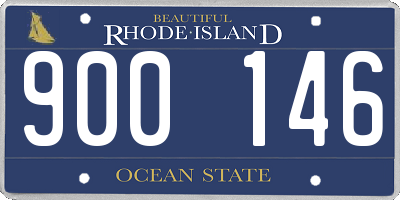 RI license plate 900146