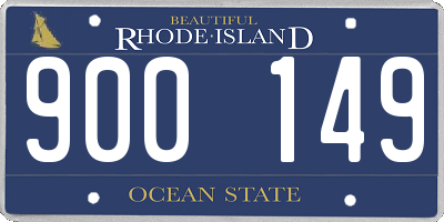 RI license plate 900149