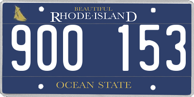 RI license plate 900153