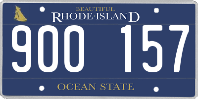 RI license plate 900157