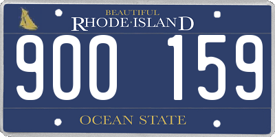 RI license plate 900159