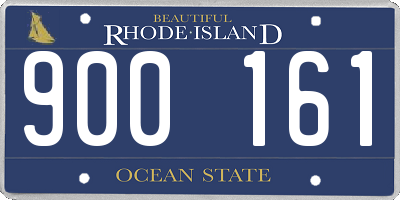 RI license plate 900161