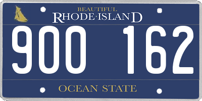 RI license plate 900162
