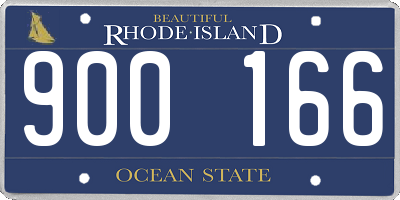 RI license plate 900166