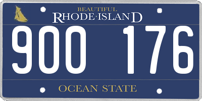 RI license plate 900176
