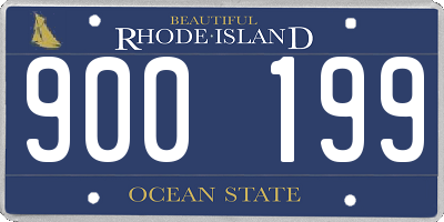 RI license plate 900199