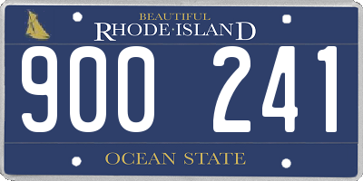 RI license plate 900241