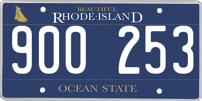 RI license plate 900253