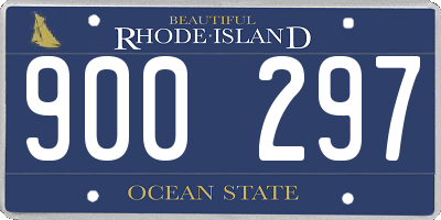 RI license plate 900297