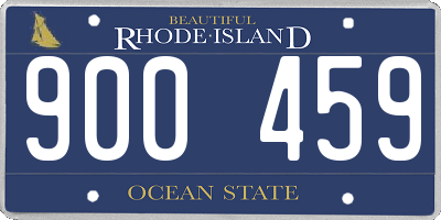 RI license plate 900459