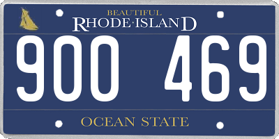 RI license plate 900469