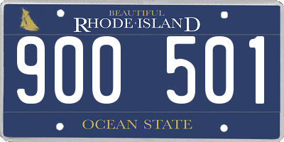 RI license plate 900501