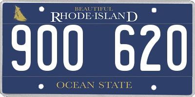 RI license plate 900620
