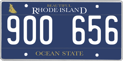 RI license plate 900656