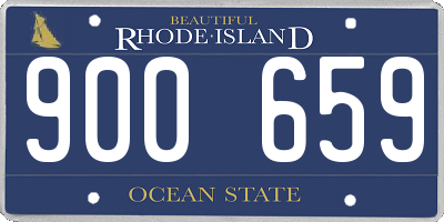 RI license plate 900659