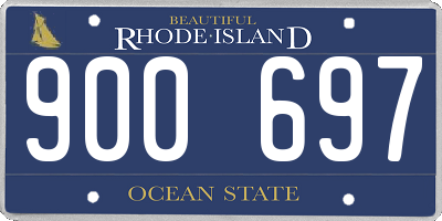 RI license plate 900697