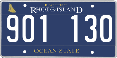 RI license plate 901130