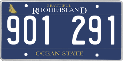 RI license plate 901291