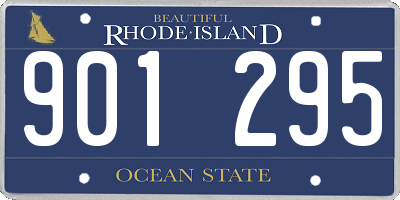 RI license plate 901295