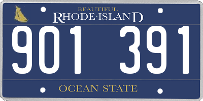 RI license plate 901391