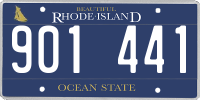 RI license plate 901441