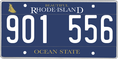 RI license plate 901556