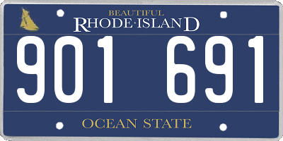 RI license plate 901691