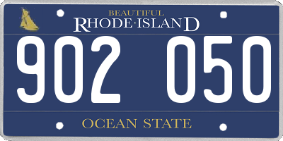 RI license plate 902050