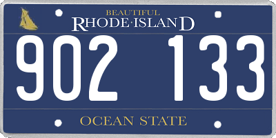 RI license plate 902133
