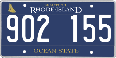 RI license plate 902155