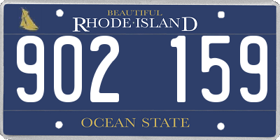 RI license plate 902159