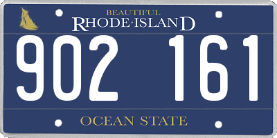 RI license plate 902161