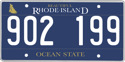 RI license plate 902199