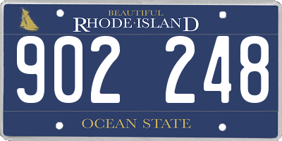 RI license plate 902248