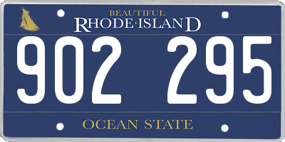 RI license plate 902295
