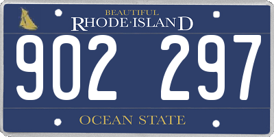 RI license plate 902297