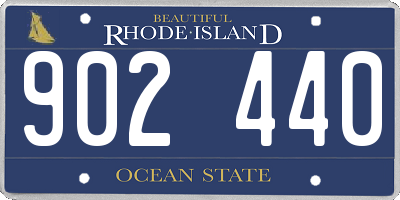 RI license plate 902440