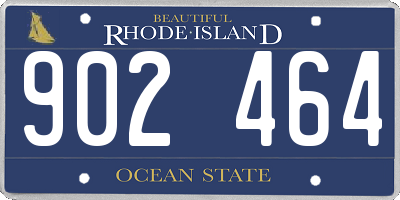 RI license plate 902464