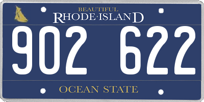 RI license plate 902622