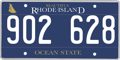 RI license plate 902628