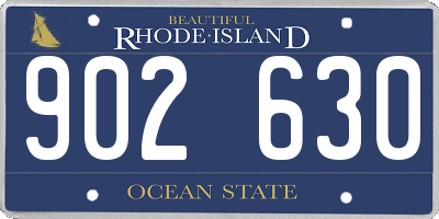 RI license plate 902630