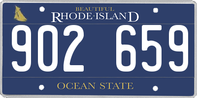 RI license plate 902659
