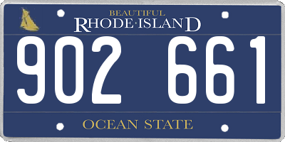 RI license plate 902661