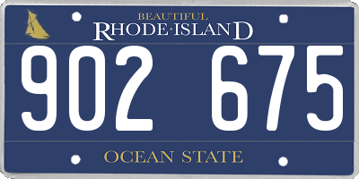 RI license plate 902675
