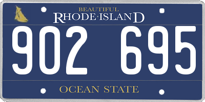 RI license plate 902695